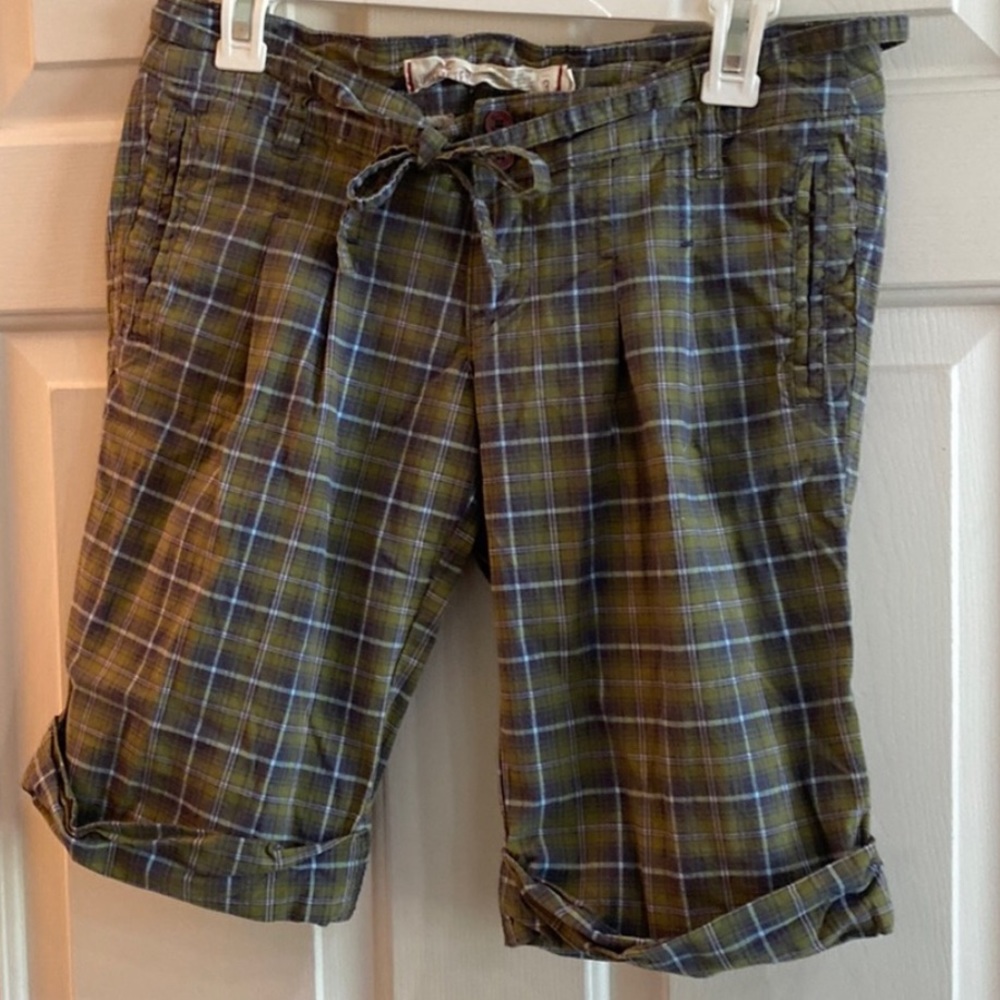Hollister Plaid Bermuda Shorts